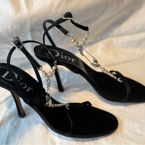Vintage Dior Safety Pin Heels 38